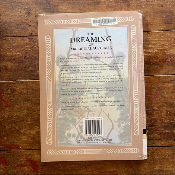 The Dreaming of Aboriginal Australia Stories from All over Australia Rare Book - Picture 4 of 4